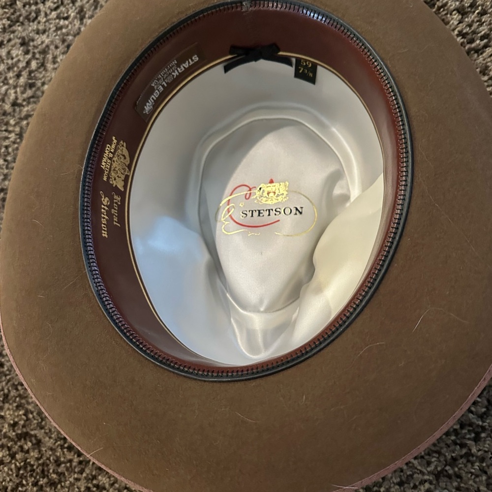 Stetson Open Road Brown Wide-Brimmed Hat with Leather Band